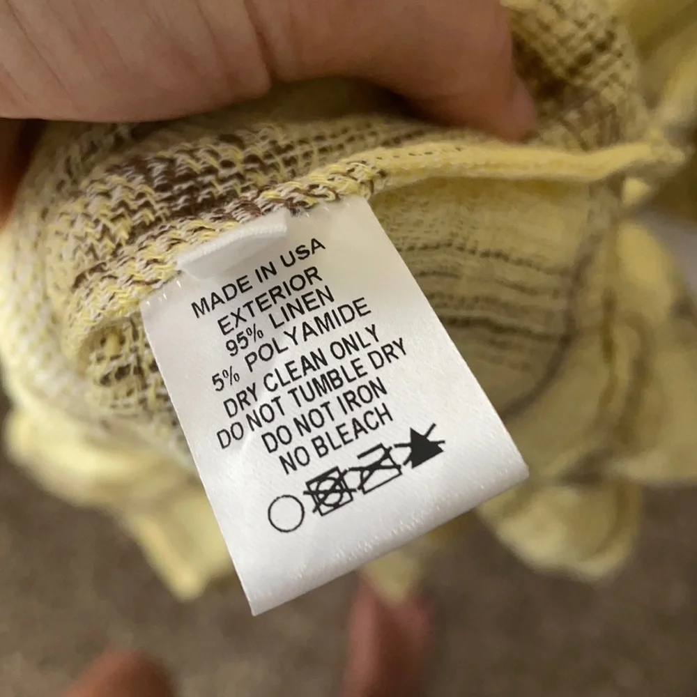 LISA MARIE FERNANDEZ Gathered Checked Linen-Blend Gauze Dress 2 - Picture 10 of 14